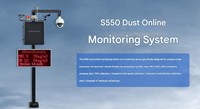 Station de surveillance de la qualité de l'air industrielle, analyse des poussières et des gaz, affichage PM2.5/PM10/TSP, communication GPRS/Ethernet, capteur de bruit