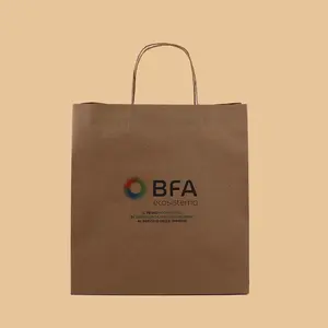 Shopper in Carta Kraft per Alimenti Personalizzata per Merchandising - Product Image 3