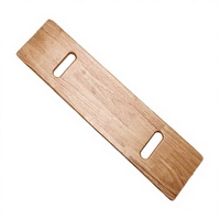 Planche de transfert artisanale en bois de caoutchouc poli, style art populaire, couleur et taille personnalisables pour fauteuil roulant, lit, bain et toilettes