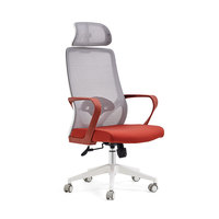 Chaise de bureau ergonomique en maille, anti-poussière, confortable, pour e-sport, design moderne, pivotante, à roulettes, vente directe usine