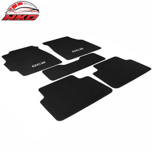 Alfombrillas para Acura Integra 94-01 DC2 con logo OE, ajuste original, alfombra de velour, 5 piezas, color negro - Product Image 3