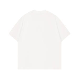 T-shirt unisexe à manches courtes en tricot à col rond, coupe régulière, imprimé, en spandex/polyester de haute qualité, 230 g/m², vente en gros - Product Image 1