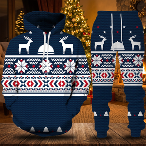 Sweat à capuche pour homme personnalisé pour Noël, confortable et tendance, 100% polyester, Noël avec logo personnalisé, faible MOQ - Product Image 2