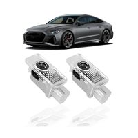 Projecteur de logo à LED pour Audi Puddle Door Lights 12V Courtesy Welcome Lights for A1/A3/A4/A5/A6/A7/Q2/Q3/Q5/Q7 Car Retrofit