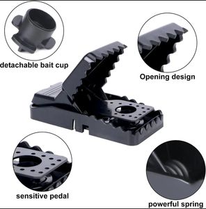 Trampa para Ratones Reutilizable de Plástico, Paquete de 6, Control de Plagas, Elimina Ratones y Ratas Rápidamente - Product Image 6