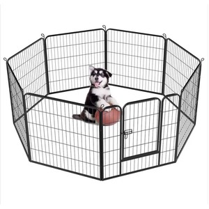 Pagar dan Pembatas Taman Portabel Ramah Lingkungan yang Murah untuk Anjing dengan Kandang Anjing Sementara dan Pemodelan 3D - Product Image 2