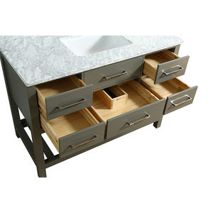 حمام منزلي أزرق داكن طويل القامة وتورنتو - Product Image 6