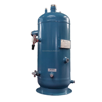 Pièces détachées de réfrigération : Réservoir récepteur de liquide pour unités de condensation, réservoir sous pression et pompe, construction en acier/titane