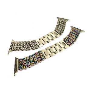 Di alta qualità Custom <span class=keywords><strong>argento</strong></span> oro nero colorato 316L 304 <span class=keywords><strong>cinturino</strong></span> in acciaio inossidabile per <span class=keywords><strong>Apple</strong></span> <span class=keywords><strong>Watch</strong></span> SE S3 S6 S7 - Product Image 1