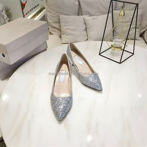 Chaussures à talons hauts de luxe à dégradé de couleurs vives, avec paillettes spéciales, très brillantes, qui ne glissent pas facilement, idéales pour les soirées et banquets de célébrités JC - Product Image 6