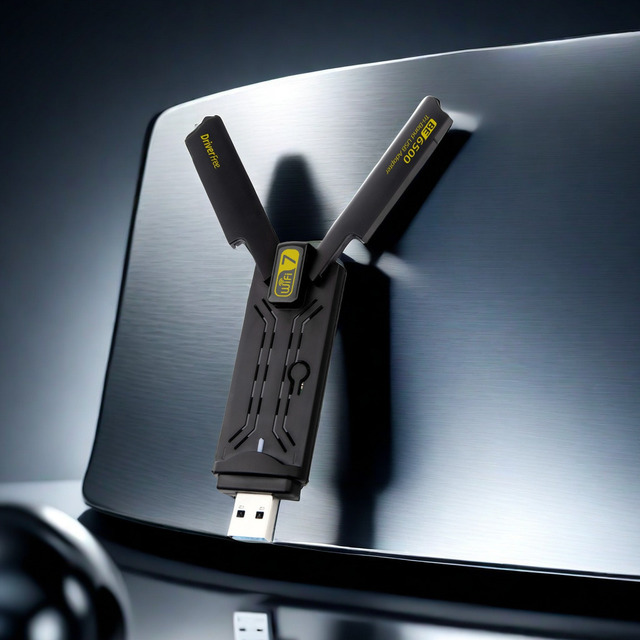 WIFI7 6500Mbps 802.11BE Tri-band USB Wifi adapter RTL8912AU
