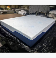 Matelas en mousse à mémoire de forme à ressorts ensachés de taille Queen et King, prix de gros, 12 pouces et 14 pouces, emballage sous vide enroulable