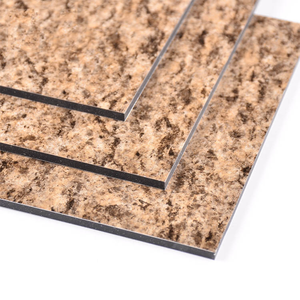 Kostenlose Probe Marmor Stein Acp Panel Wasserdichte dekorative Wand verkleidung Aluminium Kunststoff Verbund platte - Product Image 2