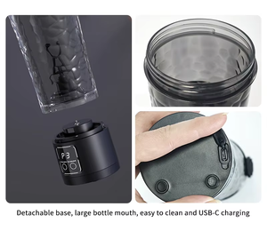 USB供电电动蛋白粉搅拌杯自动摇摇瓶运动健身搅拌壶适用于牛奶咖啡 - Product Image 6