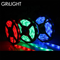 Bande LED en cuivre Epistar de 8 mm, découpable, pour LED SMD5050 RGB et monochromes