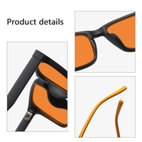SR SR5105-WD-7 Gafas de Sol Infantiles Modernas de Alta Calidad con Armazón TR90 de Dos Tonos, Lentes Clásicas Rojas, Naranjas y Amarillas, Ligeras, Unisex, Anti-UV