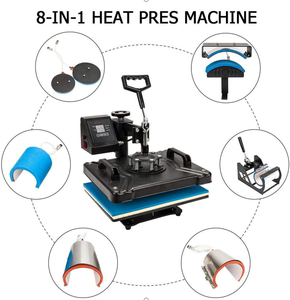 8 trong 1 thăng hoa máy in/máy truyền nhiệt cho Mug hat T-Shirt trường hợp điện thoại chai Câu Đố khung ảnh nhiệt bức xúc - Product Image 3