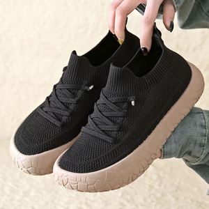 Ultra-Lightweight Women's Mesh Walking Sneakers | Easy Slip-on Comfort Shoes | Breathable Woven Sport <b>Trainers</b> for Commuting - Product Image 4
