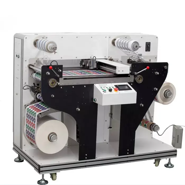 Automatic Roll To Roll Label Printing Machine Label Die Cutting Machine