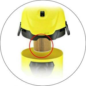 <span class=keywords><strong>Aspirateur</strong></span> électrique humide/sec avec filtre HEPA pour usage domestique, compatible avec Kar-cher 6.414-552.0 A2004 A2204 A2656 MV2 WD2 <span class=keywords><strong>WD3</strong></span> - Product Image 2