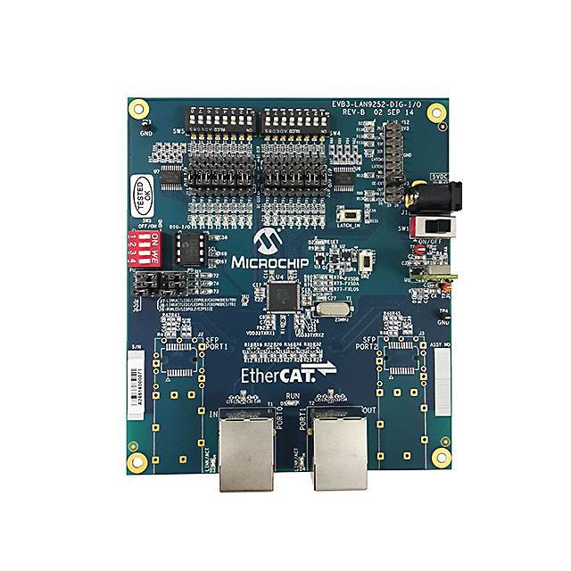 EVB-LAN9252-DIGIO EVAL KIT ETHERCAT CTLR DIGIO