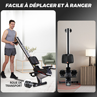 Machine à ramer professionnelle pour la musculation en salle
