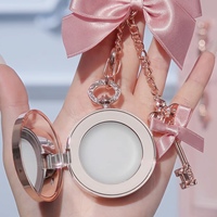 Flower Knows Bunny Garden Watch Style Pelembab Bibir Bentuk Kelinci 2 Warna Pilihan Masker Bibir Tanpa Warna