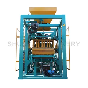 QTJ4-24 Hollow Bricks Moulding Manufacturing Machine Turkish Brick Making Machine