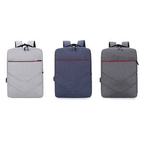 Venta caliente USB <span class=keywords><strong>charing</strong></span> <span class=keywords><strong>Cross</strong></span> en el agujero del auricular de uso diario Unisex impermeable mochila para portátil bolsa - Product Image 2