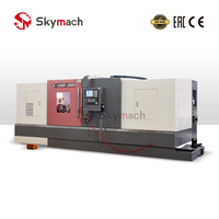 Torno CNC de Bancada Inclinada Horizontal BR650D con Capacidad de Fresado de 3 Ejes y Sistema de Control Fanuc