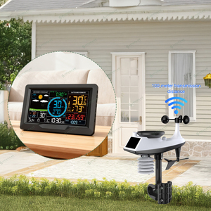 Station météo intelligente pour maison connectée, appareil multifonction sans fil pour prévisions météorologiques, alertes vent et pluie, contrôle par application, nylon WX3390001 Smart - Product Image 6