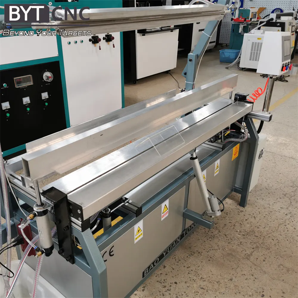 BYTCNC-Dobladora de plástico de doble contacto, máquina dobladora de plexiglás de acrílico y PVC PET de 20mm y 1200mm