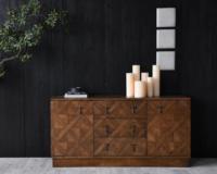 Armoire de salle à manger en bois massif de style américain, armoire d'entrée de style américain, luxe léger, moderne et minimaliste pour salon
