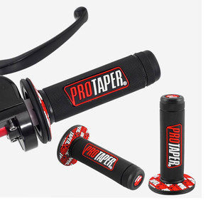 Accessoire <span class=keywords><strong>de</strong></span> modification universel pour moto, poignées <span class=keywords><strong>de</strong></span> guidon PRO, poignées d'accélérateur tout-terrain, décoration à trois bandes, 2224 mm, sans matériau - Product Image 3