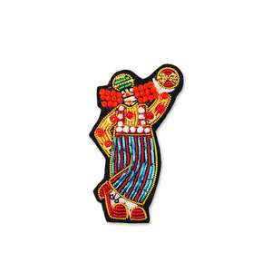 Broche décorative pour vêtements avec motif de dessin animé brodé - Product Image 1
