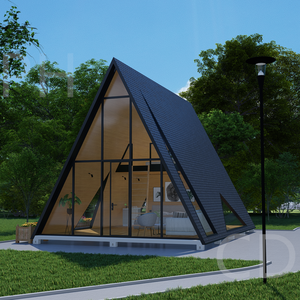 Struttura prefabbricata in acciaio leggero piccolo edificio per la casa un <span class=keywords><strong>kit</strong></span> di case con telaio <span class=keywords><strong>set</strong></span> hotel Triangle House - Product Image 1