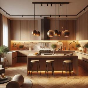 Tùy Chỉnh Cổ Truyền Thống PVC Hạt Gỗ Kính Tủ Bếp Modular Đồ Nội Thất Với Vòi Nước Cho Lưu Trữ Và Ghana Dự Án - Product Image 2