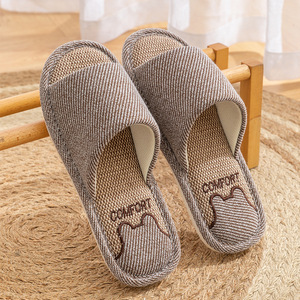 Wholesale Customization House Slipper Linen Slippers Flat Slippers PVC Slippers Fashion Slippers With Huge Discount - Product Image 2