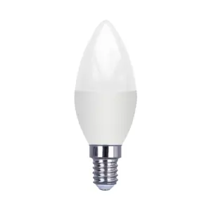 Lampu bohlam LED tegangan lebar C37, 3W/4.9W/6W E27/E14 DOB 100-240V