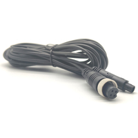 Câble adaptateur de surveillance pour voiture, prise femelle aviation 4 broches vers prise mâle mini 4 broches, prêt à l’emploi
