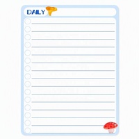 Tableau blanc magnétique personnalisé avec logo, effaçable à sec, pour réfrigérateur, bloc-notes pour la planification quotidienne