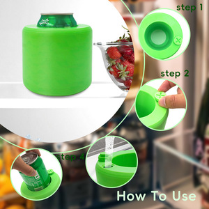 Enfriador de Latas y Bebidas Congelable y Aislado, Fundas Universales para Latas, Decoración para Cerveza y Refrescos, Regalo, Recuerdos de Fiesta, Hogar - Product Image 2