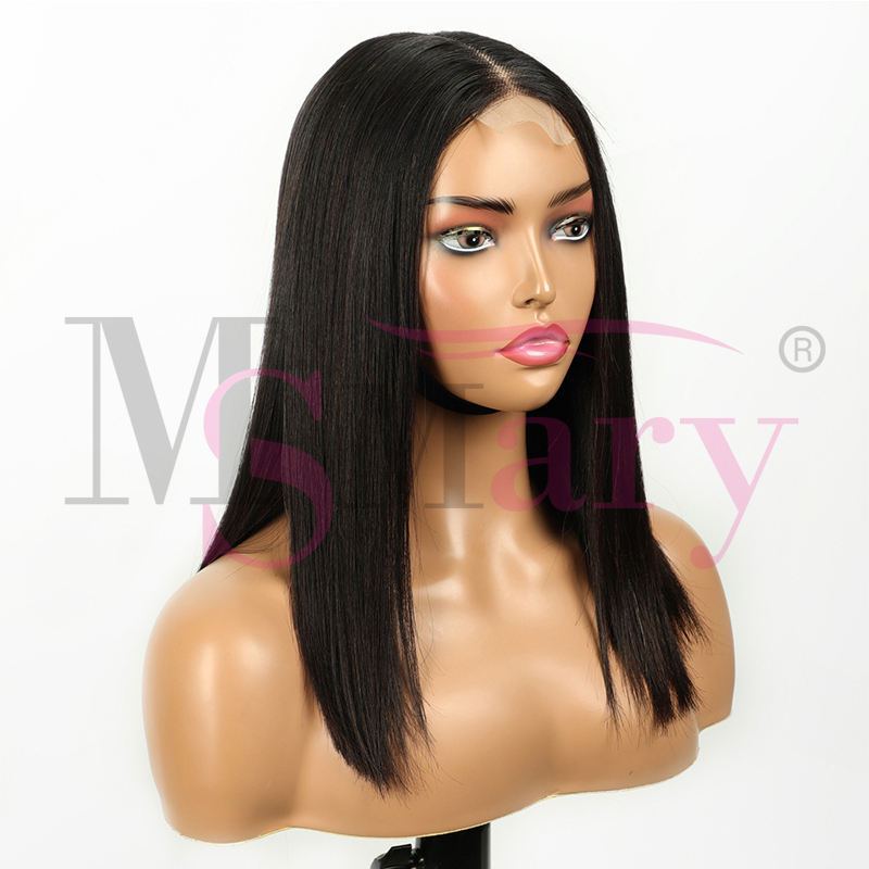 13A Virgin Hair Super Double Drawn HD Lace Frontal Wigs 100% Human Hair  Wigs 2*6/4*4/13*4 Short Bob Lace Wig