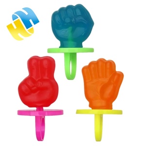 Dulces al por mayor Halal, piruletas duras mixtas de frutas con juego de adivinanzas de papel, tijera y piedra, caja de lápiz labial, caramelos multicolor para niños - Product Image 6