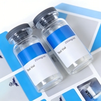 Étiquettes personnalisées en vrac pour flacons de peptides haute adhérence de 10 ml