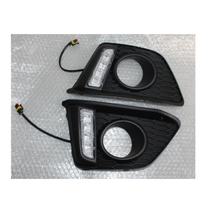 Phụ Kiện Xe Hơi LED Ban Ngày Chạy Ánh Sáng LED Đèn Sương Mù Xe Ánh Sáng Cho Honda <span class=keywords><strong>Fit</strong></span> Jazz 2014 -2015 2016 2017 - Product Image 6