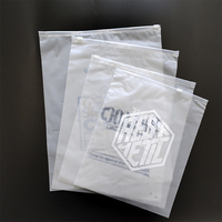 Sacs givrés à fermeture éclair personnalisés pour vêtements chaussures chaussettes couleur or Logo sérigraphie Surface pour T-shirts maillots de bain sacs à fermeture éclair