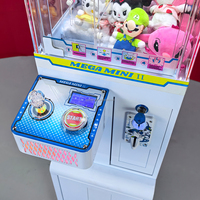 Machine à griffes Mega Mini au design moderne pour centre de jeux, kiosque de centre commercial, contrôle numérique, couleur personnalisée, machine de jeu d'arcade