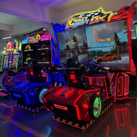Simulateur de course de moto à deux joueurs de haute qualité, machine d'arcade à monnayeur pour parcs d'attractions et centres de jeux