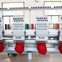 Machine à broder automatique informatisée à 4 têtes pour t-shirts et casquettes Maquina Bordadora